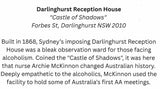 Darlinghurst Reception House Anniversary Card - B&W