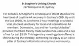 St Stephen's Uniting Church Anniversary Card - Photo