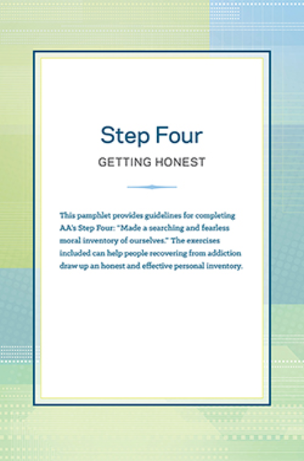 Step 4 Booklet - Getting Honest