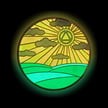 Sunlight of the Spirit Glow in the Dark Medallion