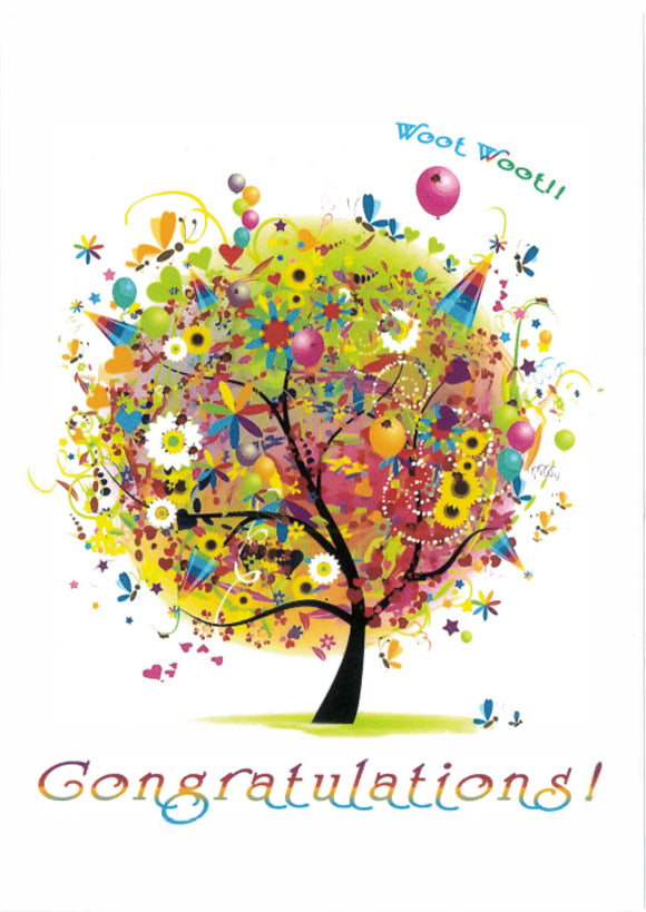 Woot Woot Congratulations! Anniversary Card